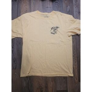 Salt Life Mens One More Cast Marlin Fishing Graphic T-Shirt Yellow XL RN131535